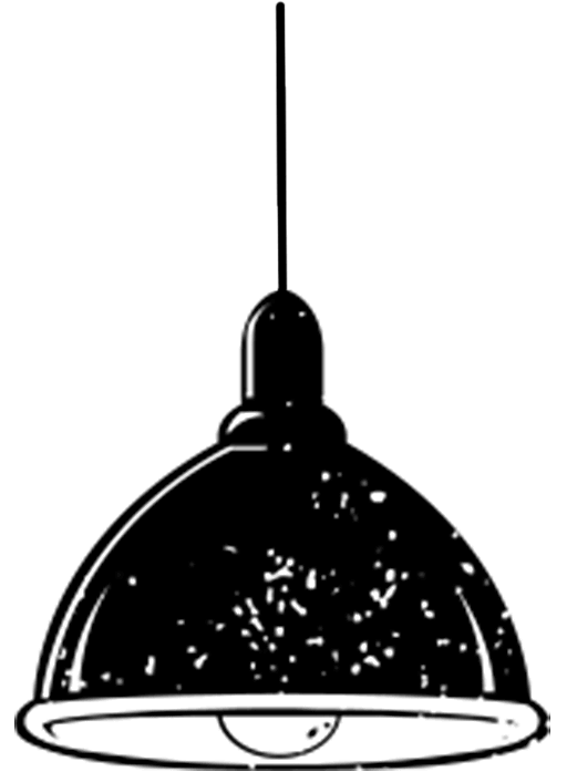 Steel Lighting Logo Light